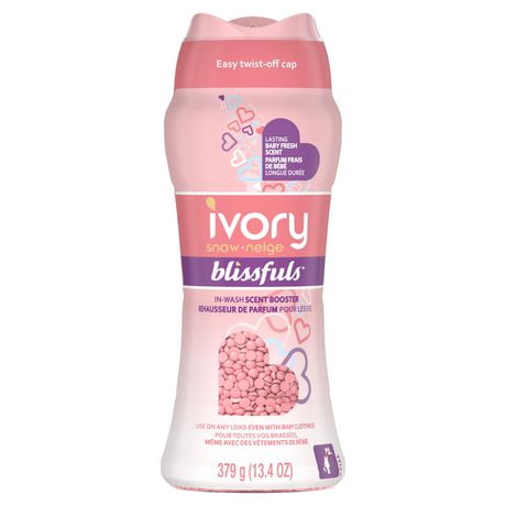 Ivory Snow Blissfuls In-Wash Scent Booster Beads, Baby Fresh, 379G