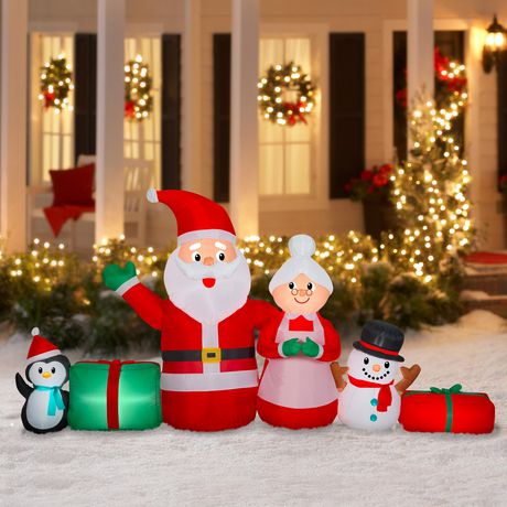 SANTA AND MRS CLAUSE INFLATABLE | Walmart Canada