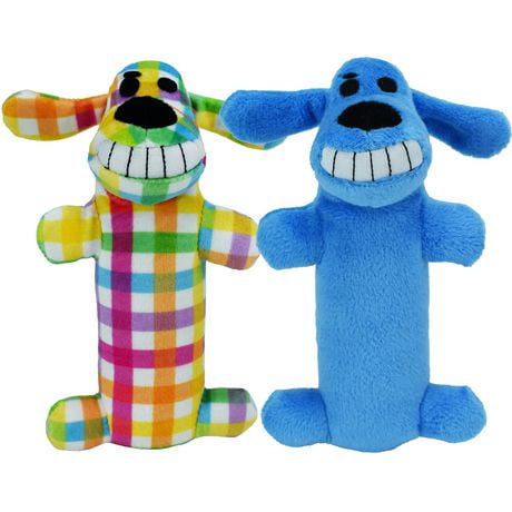 Multipet Small Loofa Dog, 2 Pack Dog Toy, 2 PK Small Loofa Dog Toy