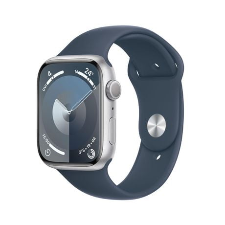 Apple Watch Série 9 GPS Clairement brillante.