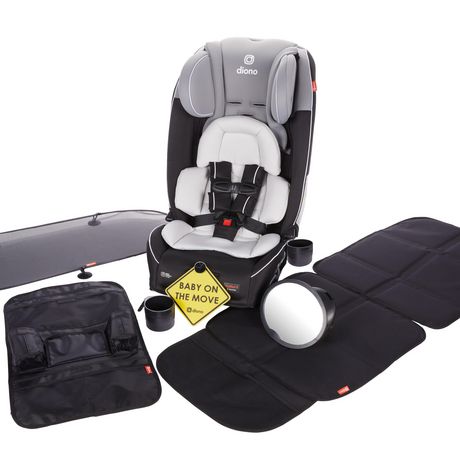 Diono radian® 3RXT Three Across All-in-One Convertible Car Seat & Bonus Pack in Black Gray at Nordstrom