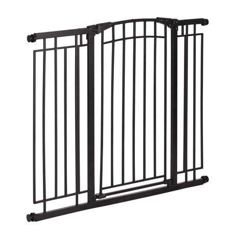 Evenflo Multi-Use Décor Tall Walk-Thru™ Baby Gate, Black Metal ...