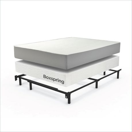 Zinus Compack Universal Bed Frame, Queen Bed Frame Box Spring Mattress