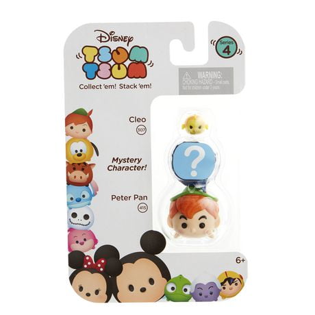 Disney Tsum Tsum Peter Pan/Mystery Figure/Cleo 3 Pack Figures | Walmart ...