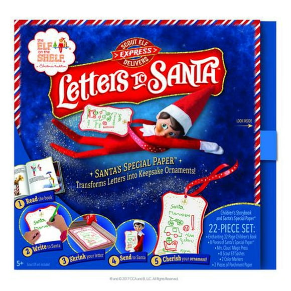 The Elf on the Shelf® Scout Elf Express Delivers Letters to Santa Book (Hardcover)