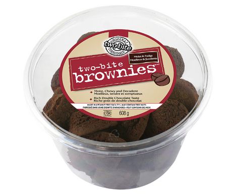 The Worthy Crumb Pastry Co Two Bite Brownies Walmart Canada   999999 770981092362 