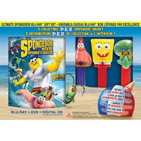 The SpongeBob Movie: Sponge Out Of Water (Blu-ray + DVD + Digital HD ...