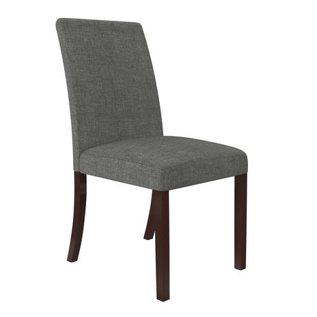 UPC 065857013108 product image for Dorel Living Linen Upholstered Parsons Chairs Gray | upcitemdb.com