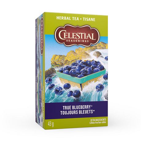 blueberry seasonings celestial count true walmart tea