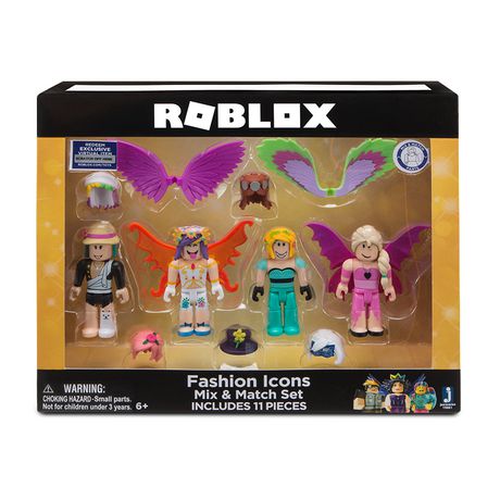 Roblox Celebrity Figure 4 Pack Fashion Icons Mix Match Set - prod ct an font pack 10 roblox