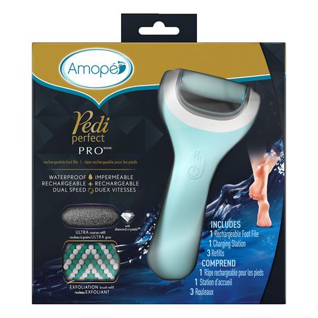 Amopé Pedi Perfect Pro Rechargeable Foot File | Walmart Canada