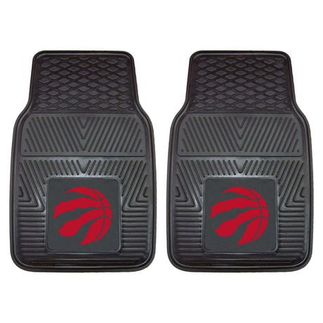 Tapis d'auto en vinyle des Raptors de Toronto de la NBA par FanMats - Ens. de 2