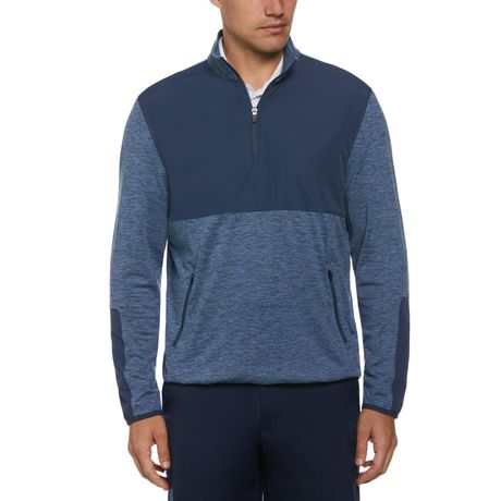 PGA TOUR Men’s Knit Quarter Zip Golf Jacket | Walmart Canada