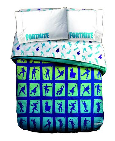 Fortnite Boogie Twin Full Comforter, Fortnite Bedding Twin