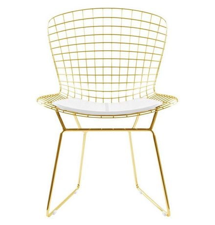 metal wire chair