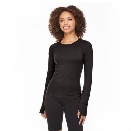 Athletic Works Women's Long Sleeve Seamless Tee | Walmart Canada