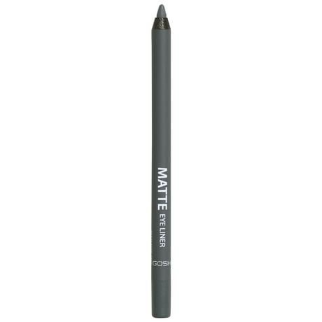 GOSH - Matte Eye Liner - 017 Classic Grey, PERFUME FREE / VEGAN