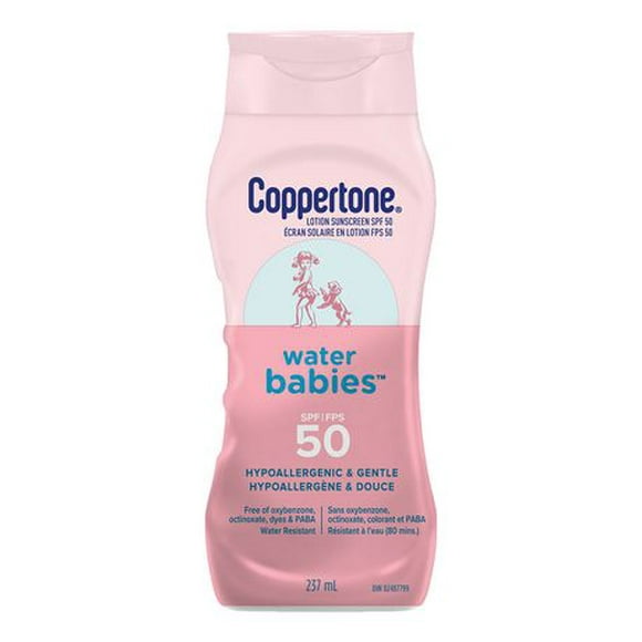 Coppertone Waterbabies Sunscreen Lotion SPF 50 for Babies, Lotion 237ml