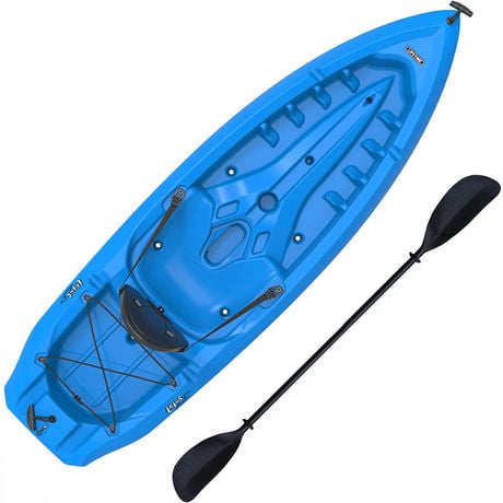 LIFETIME - Kayak ponté Lotus avec pagaie, 96 pouces, bleu