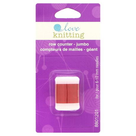 Love Knitting Row Counter, Jumbo