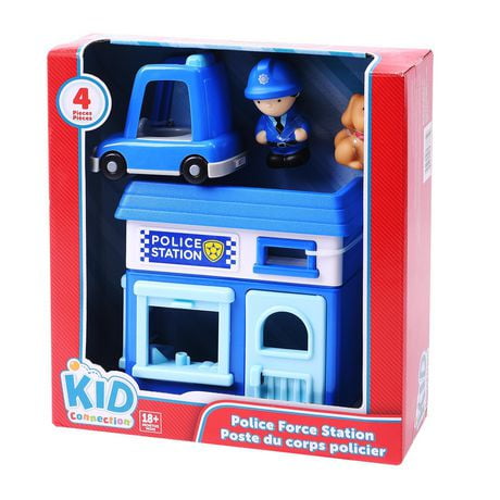 Kid Connection Police Force Station 4 Pieces 