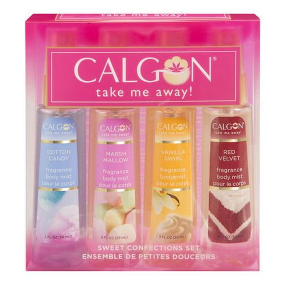 Calgon Sweet Confections Fragrance Set, 4 x 59ml