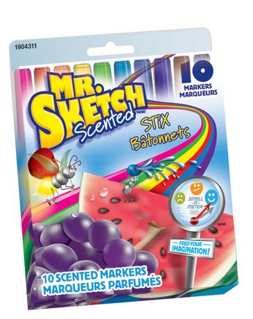 Mr Sketch 12 Pack Scented Ink Water Color Based Fruit Smelling Markers  Chisel Tip  Amazonin Toys  Games