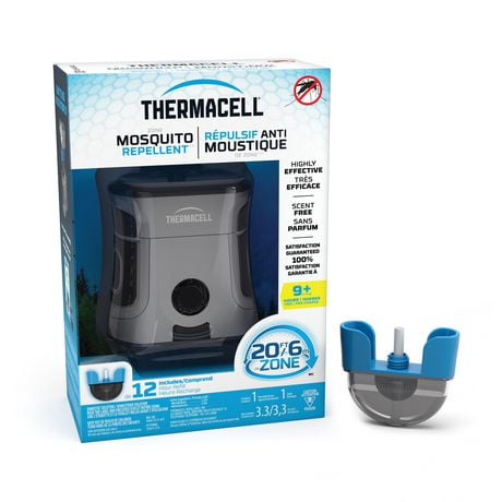 Thermacell Mosquito Repellent, Rechargeable Adventure EX-Series EX90 – Grey, Mosquito Repellent Device
