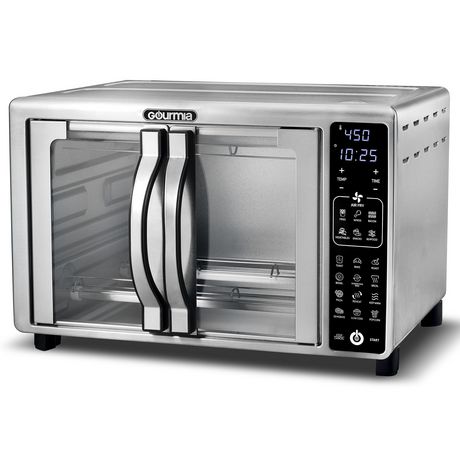 Kitchen Couture 25 Litre Air Fryer Oven French Door Stainless Steel 22  Presets - Silver