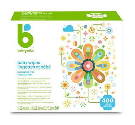 babyganics 400 wipes