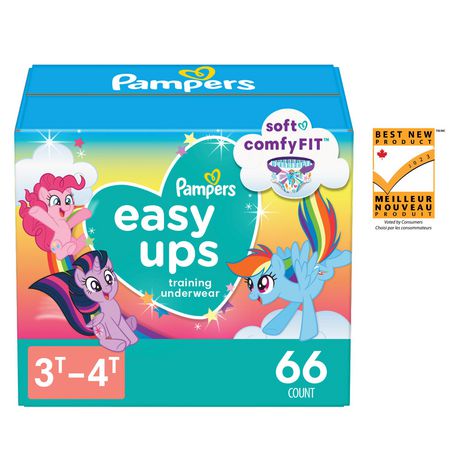 Pampers Girls Easy Ups Training Underwear 2T-3T (Size 4), 80 Count (Old  Version),  price tracker / tracking,  price history charts,   price watches,  price drop alerts