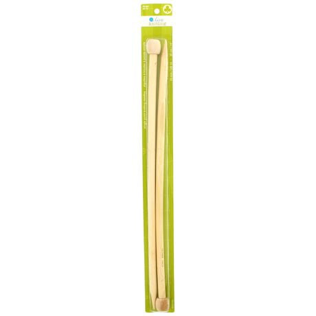 Love Knitting 14" Bamboo Single Point Knitting Needles - 2 pieces, Sizes 4.0 - 10.0 mm
