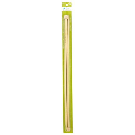 Love Knitting 14" Bamboo Single Point Knitting Needles - 2 pieces, Sizes 4.0 - 10.0 mm