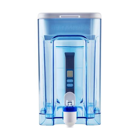 ZeroWater 32-Cup Ready-Read 5-Stage Water Filter Dispenser with Instant Read Out - 0 TDS IAPMO Certified to Reduce Lead, Chromium, and PFOA/PFOS, 32 Cup Water Dispenser