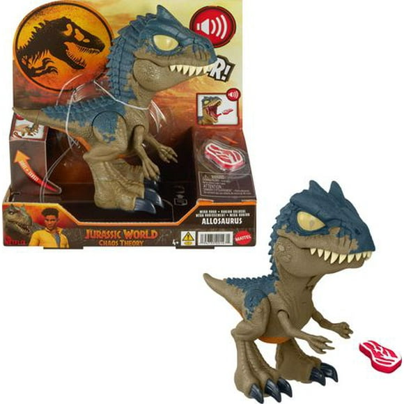 Jurassic World: Chaos Theory Mega Roar Allosaurus Dinosaur Toy with Sound & Stretchable Jaw