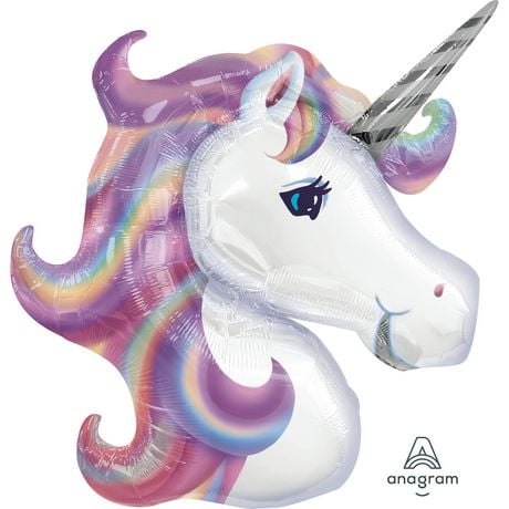Anagram International Party-Eh! Pastel Unicorn Balloon, All Ages