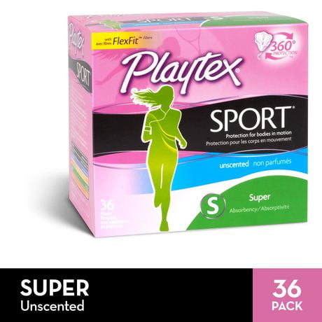 Playtex® Sport™ Super Unscented Tampons 36 Count | Walmart Canada