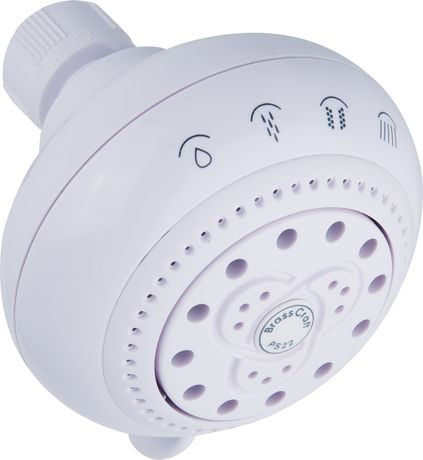 Brasscraft® White Massage Shower Head | Walmart.ca