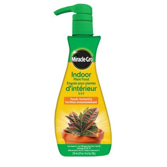 Miracle-Gro Indoor Plant Food 1-1-1  236mL