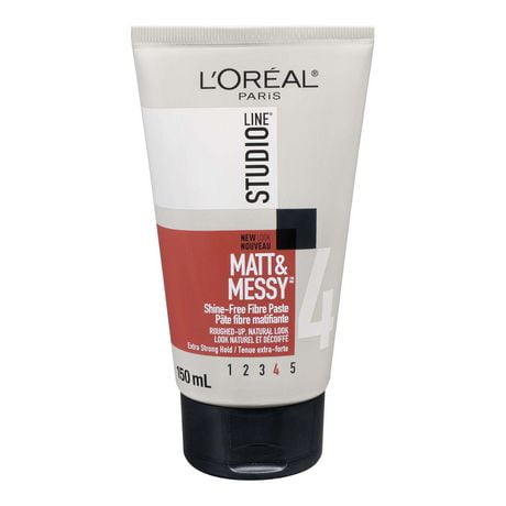 L'Oréal Paris Studio Line Matt & Messy Fibre Paste, Hair Styling, 150 mL, 150 mL