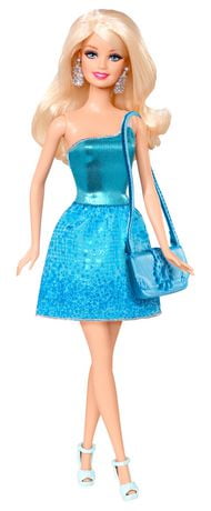 Barbie Glitz Doll, Blue Dress | Walmart Canada