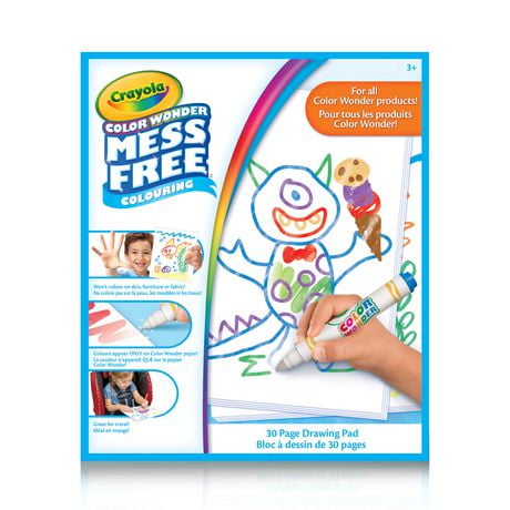 Crayola Color Wonder Mess-Free Colouring Pad, Use only with Color Wonder markers & paints