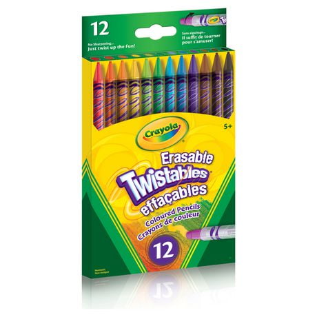 12 Erasable Twistables® Coloured Pencils - Walmart.ca