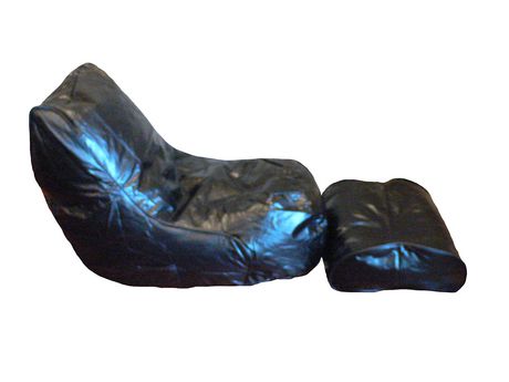 Boscoman Vinyl Bean Bag Lounger With Footrest Walmart Canada   999999 692652100162 