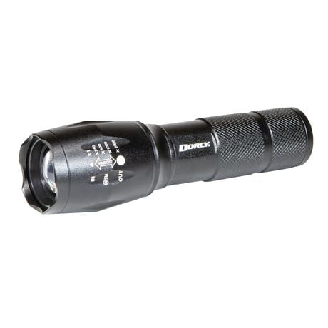 Dorcy Ultra HD Rechargeable Flashlight, 200 Lumens, USB rechargeable