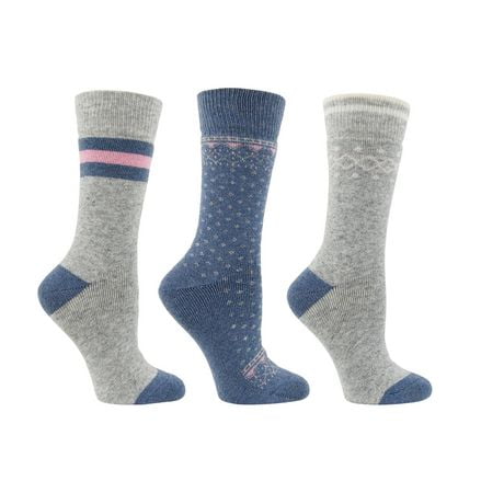 Chaussettes Thermiques en Laine Pathfinder par Kodiak pour Femmes en paq. de 3 Pointures de chaussures 4 à 10