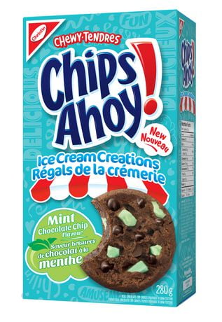 mint chip chocolate cookies ice cream walmart chips ahoy creations