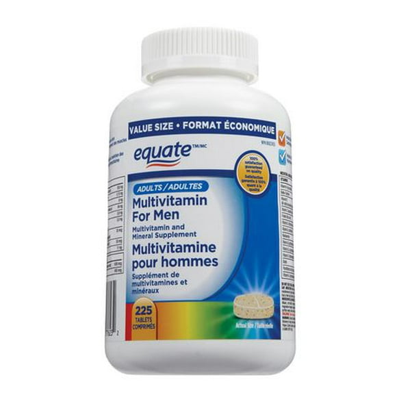 Equate Multivitamin for Men, 225 Tablets