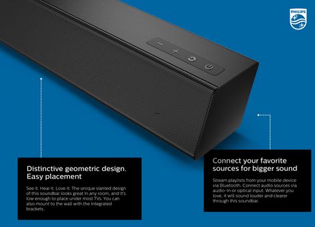 regulate Manchuria forum Philips 2.0 Soundbar Speaker with HDMI ARC, TAB5105 | Walmart Canada