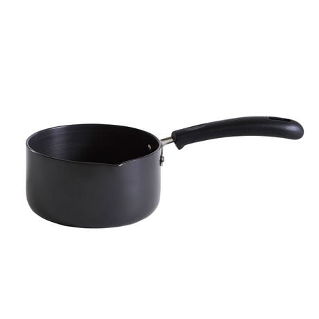 Imusa 1.0Qt Hard Anodized Sauce Pan With Bakelite Handle, 15x7.4cm